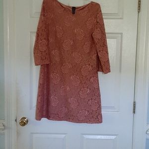 Rose lace dress